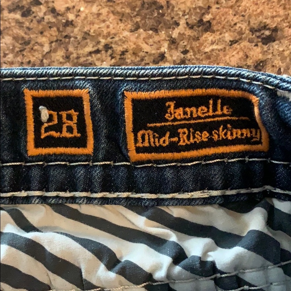 Mid rise skinny rock revivals